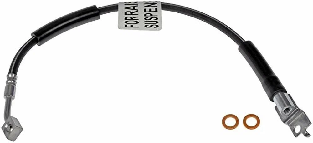 1997-2006 Jeep Wrangler w_ Lift Brake Hose Left Front Rubber FLH622066